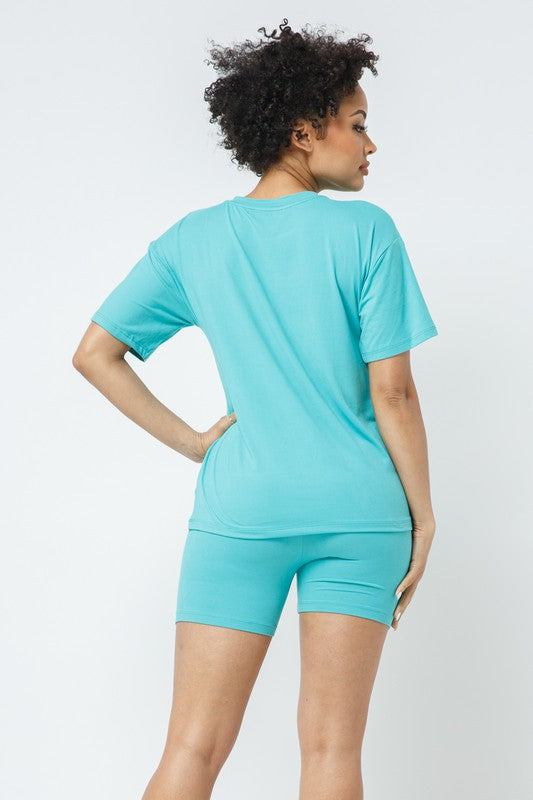 Biker short Set