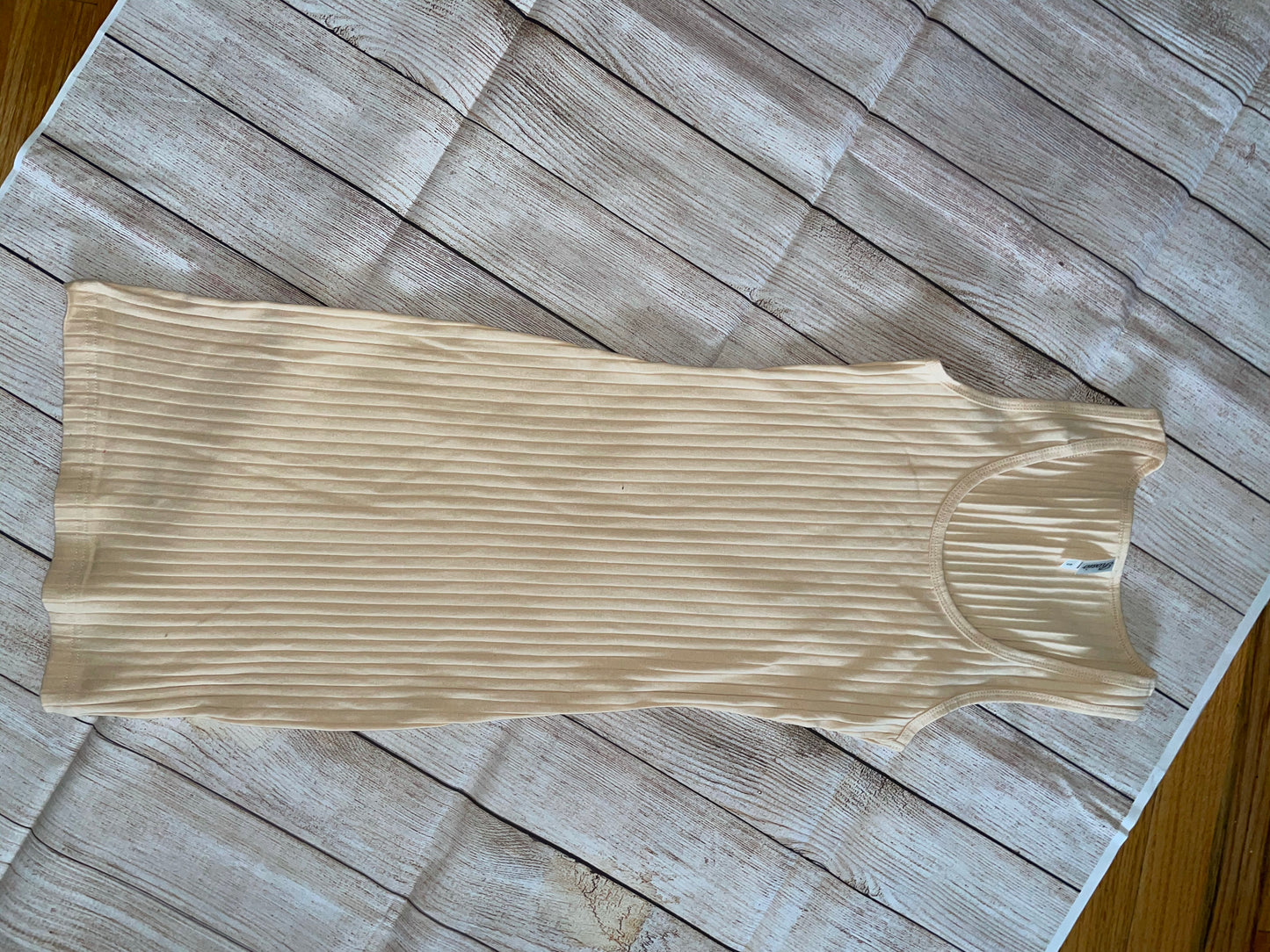 SLEEVELESS RIB DRESS
