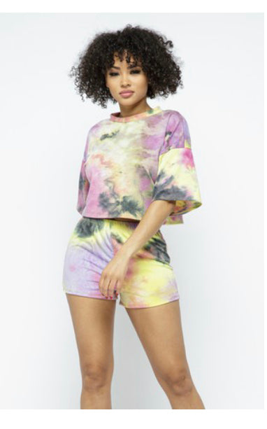 Tie Dye Short Set